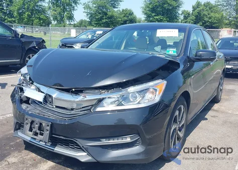 2016 Honda Accord Ex-L from USA, damaged, VIN 1HGCR2F8XGA094566
